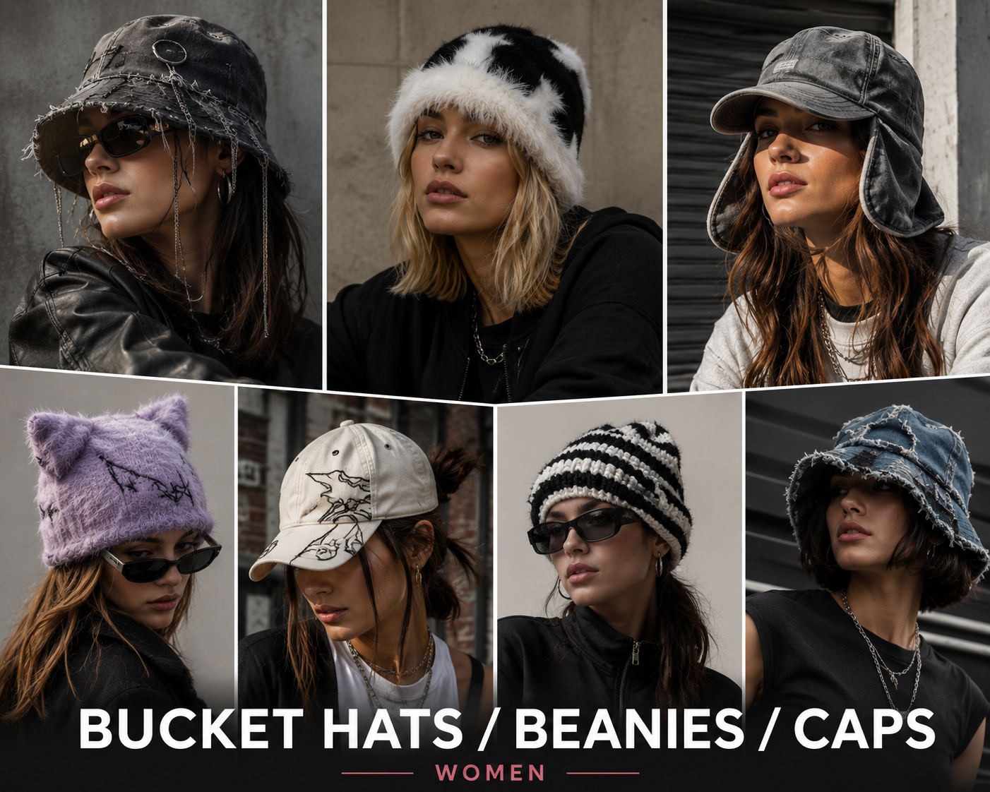 Bucket Hats / Beanies / Caps - Women