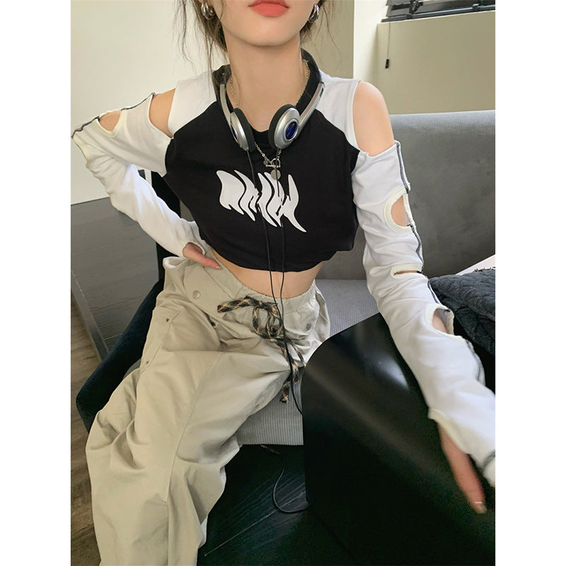 Off Shoulder Cut Out Top