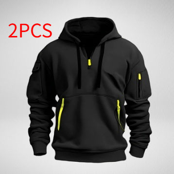 Dropped Shoulder Hooded Sweatshirt