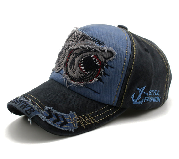 Shark Denim Cap