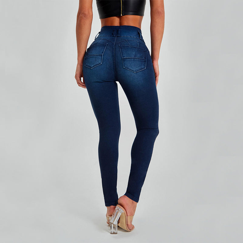 High Waist Sculpting Skinny Jeans