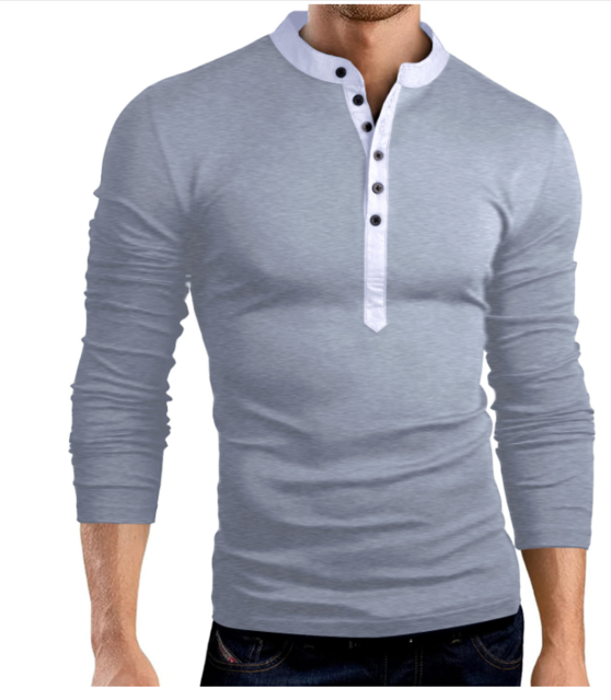 Long Sleeve V-Neck Slim Fit T-Shirt