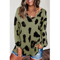 Loose Long Sleeve Printed T-Shirt