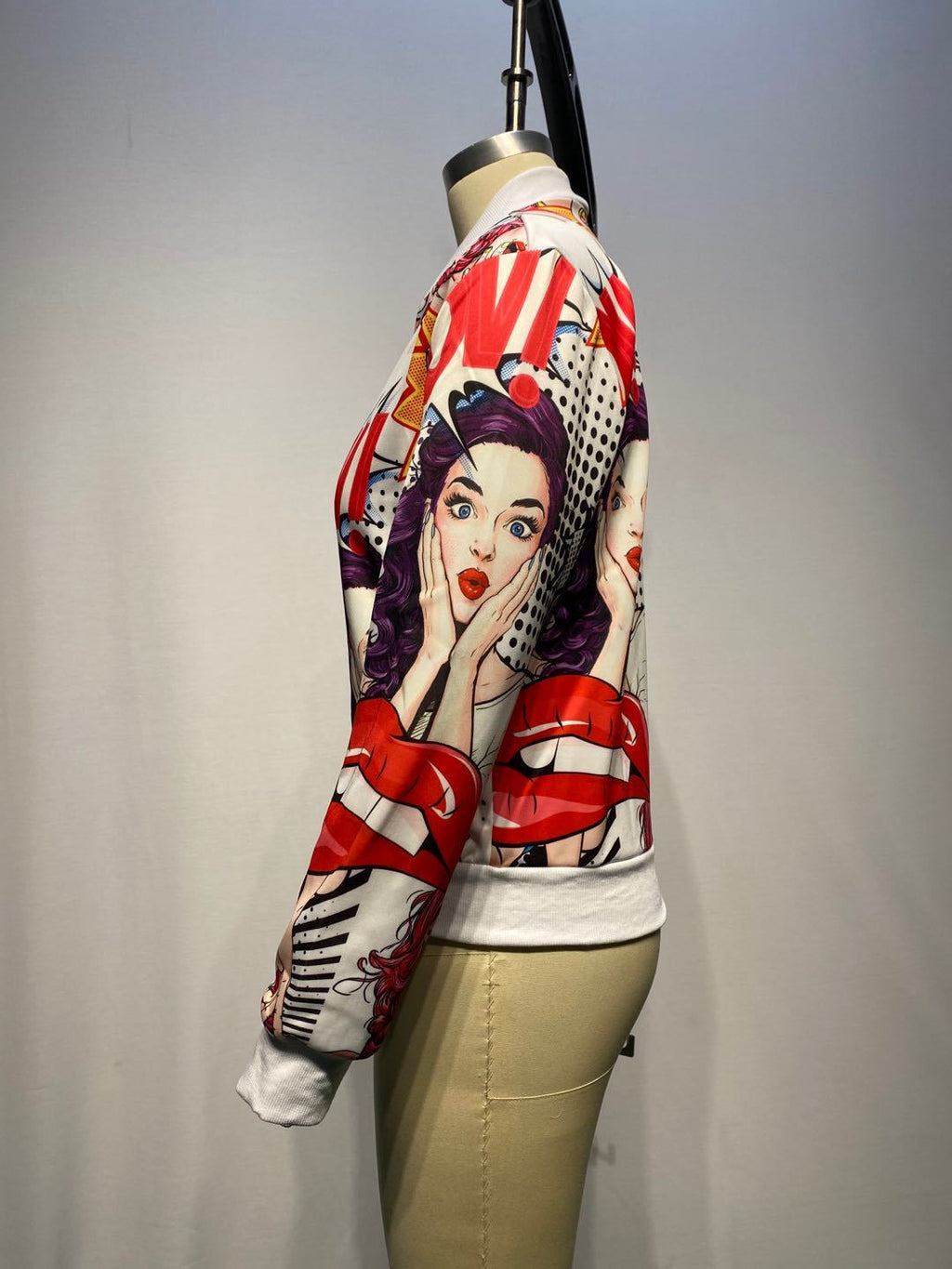 Graphic Varsity Jacket