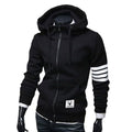 Slim Fit Hooded Zip Sweatshirt