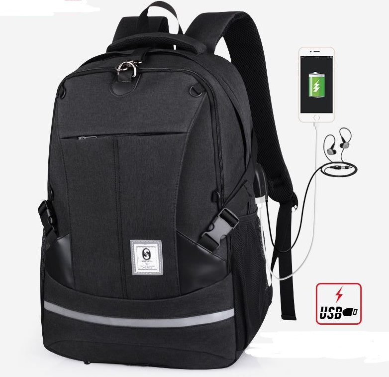 Multifunctional School Backpack with USB Charging Port