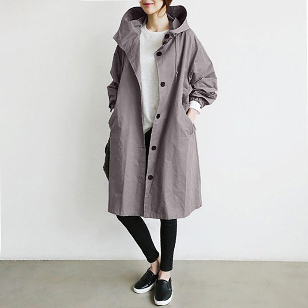 Urban Breeze Oversized Windbreaker Coat