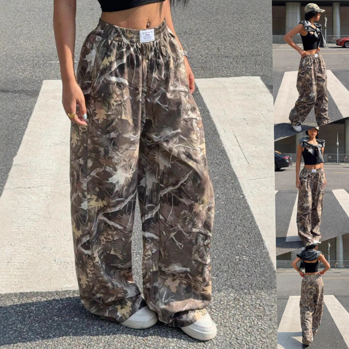 Baggy Camo Cargo Pants