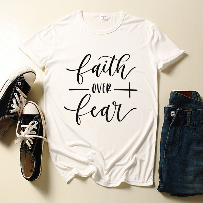 Faith Over Fear™ Oversized Streetwear Tee