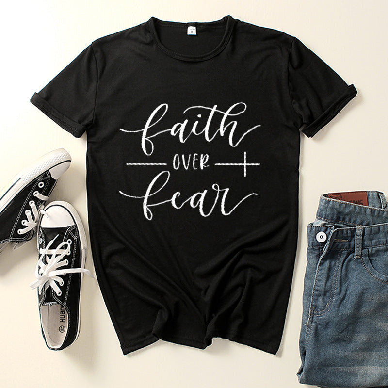 Faith Over Fear™ Oversized Streetwear Tee