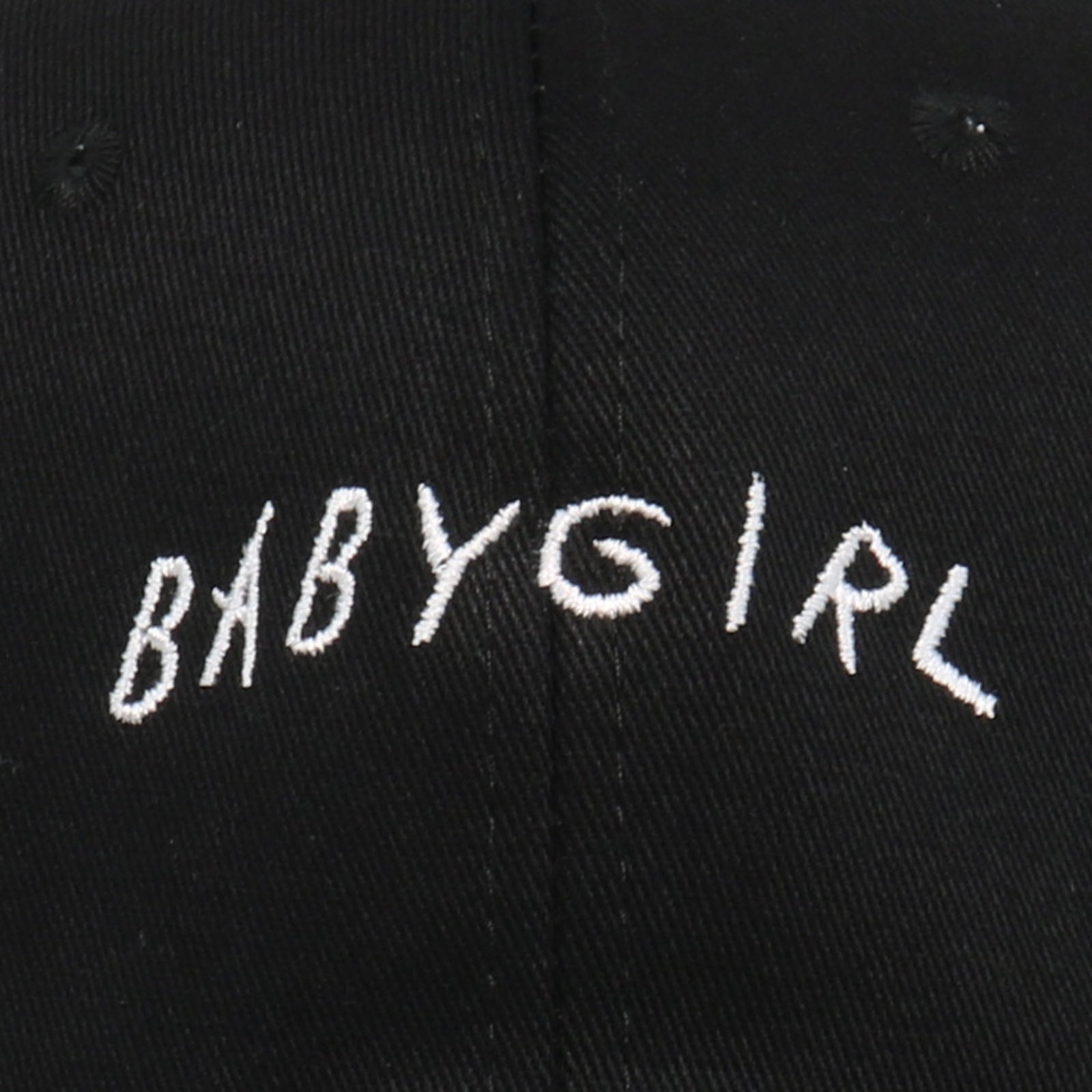BABYGIRL Letter Embroidered Baseball Cap