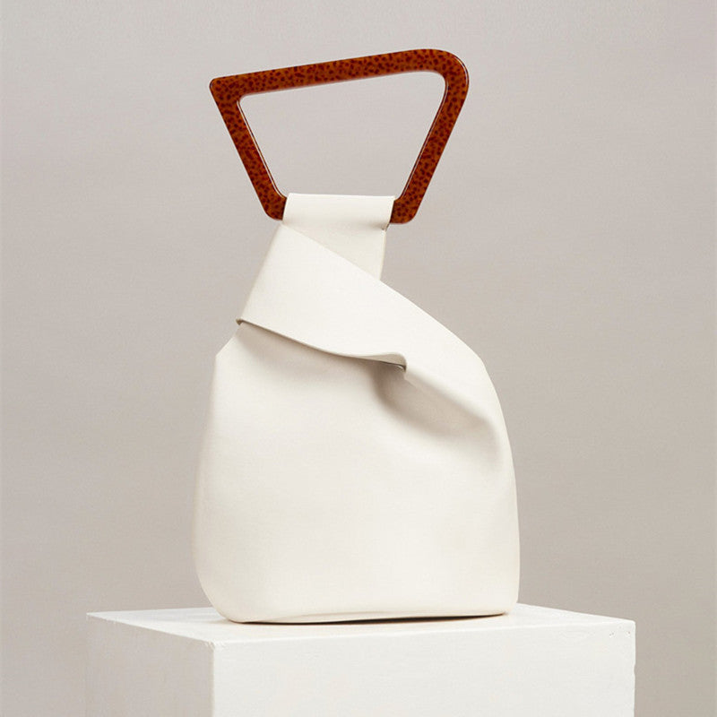 Irregular Acrylic Bucket Bag