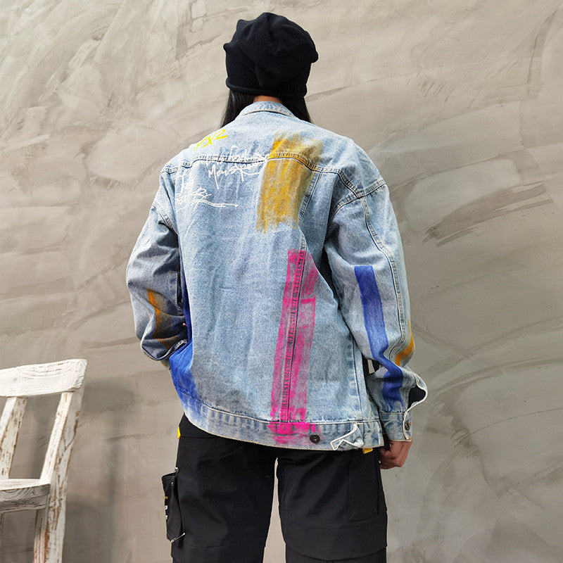 Printed Denim Jacket