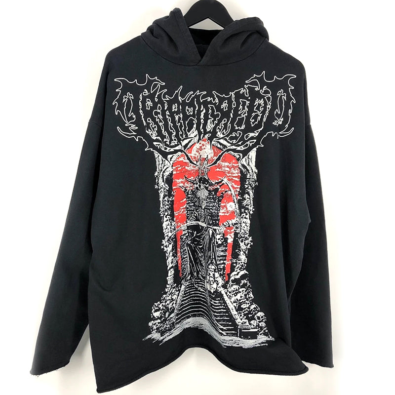 Throne of Faith Graphic Streetwear Hoodie