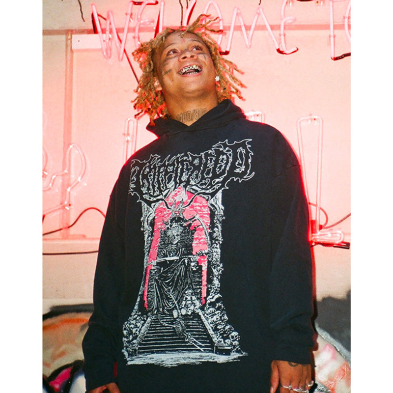 Throne of Faith Graphic Streetwear Hoodie
