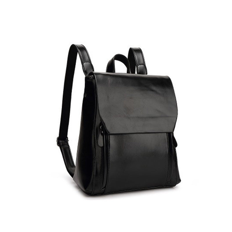 Genuine Leather Crossbody Backpack