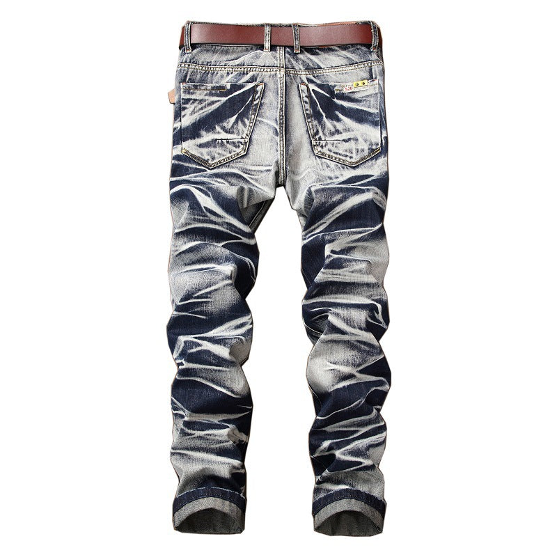 Retro Urban Ripped Jeans