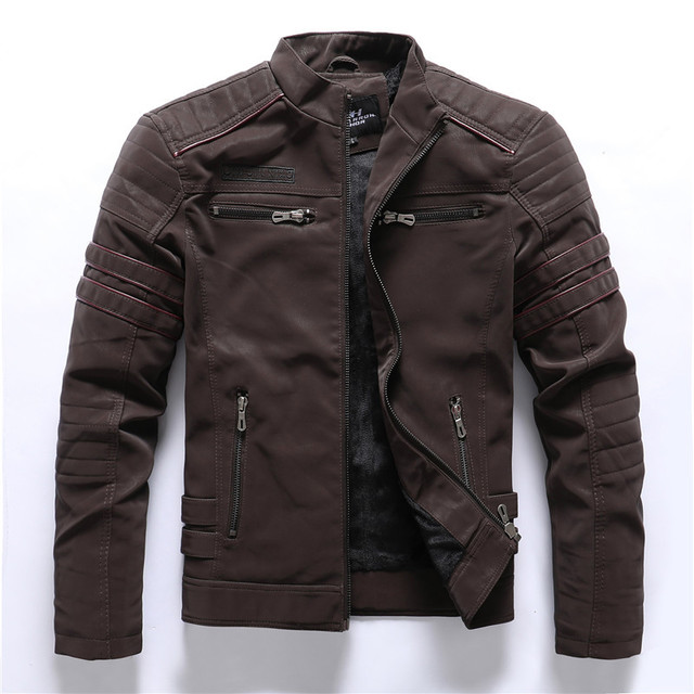 PU Leather Biker Jacket