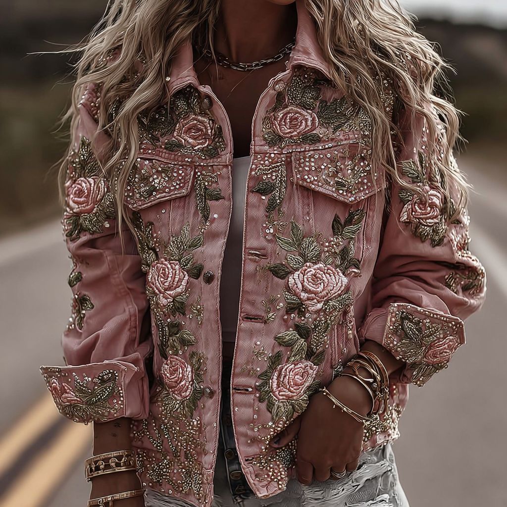 Vintage Patchwork Denim Jacket