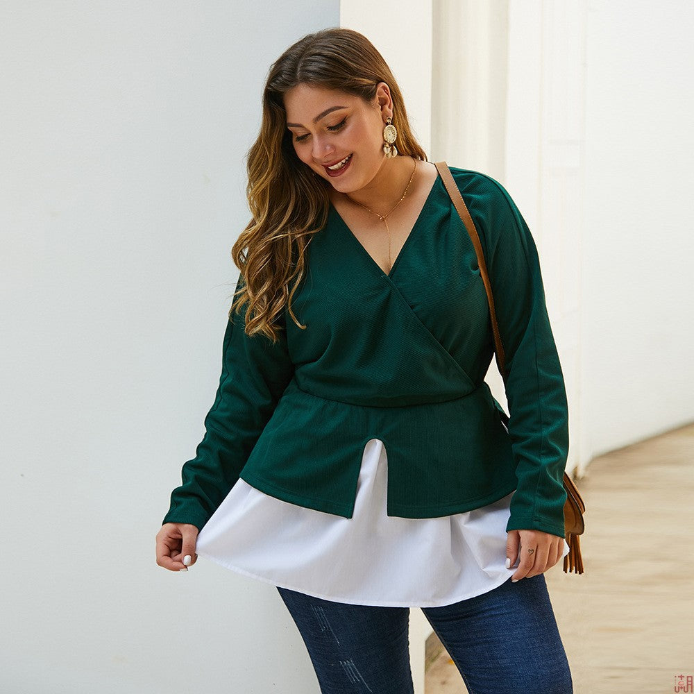 Oversized T-Shirt with Contrast Stitching