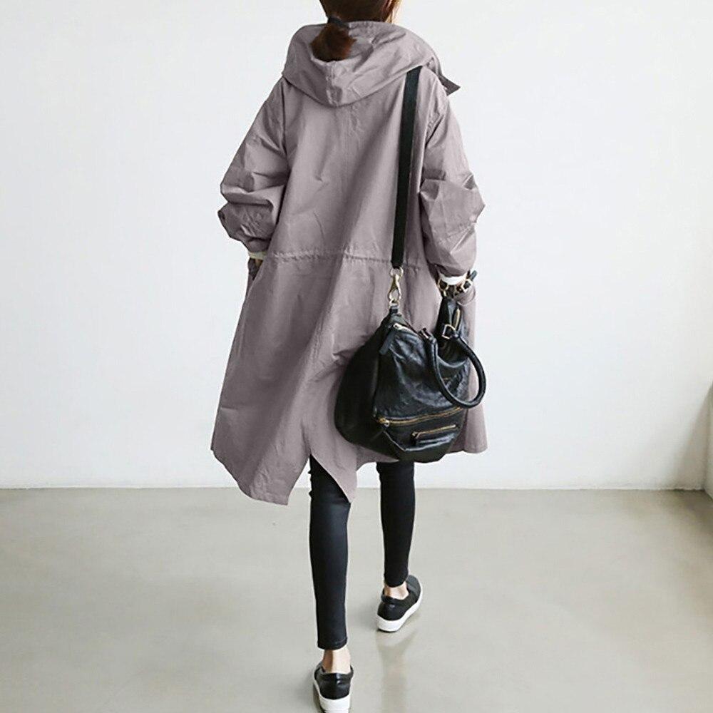 Urban Breeze Oversized Windbreaker Coat