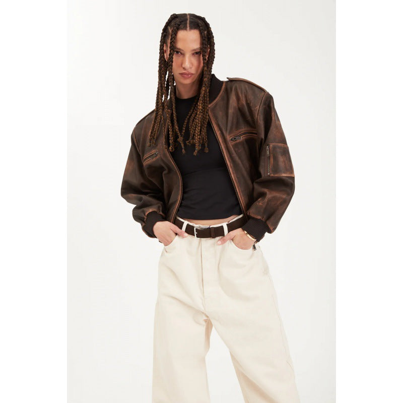 Retro Street Leather Jacket