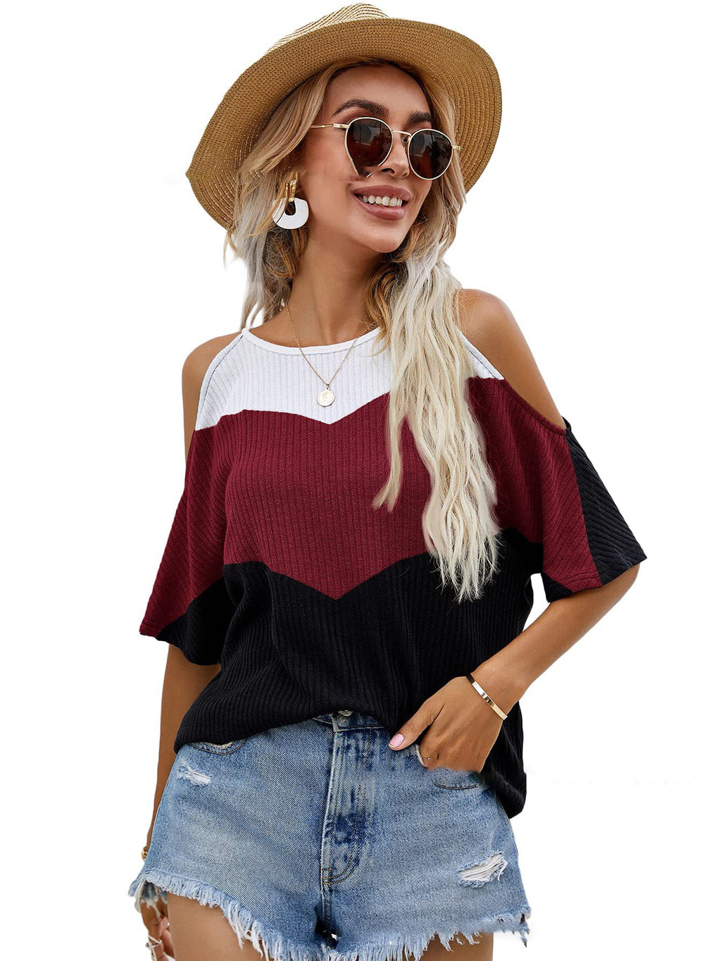 Multicolor Panel T-Shirt