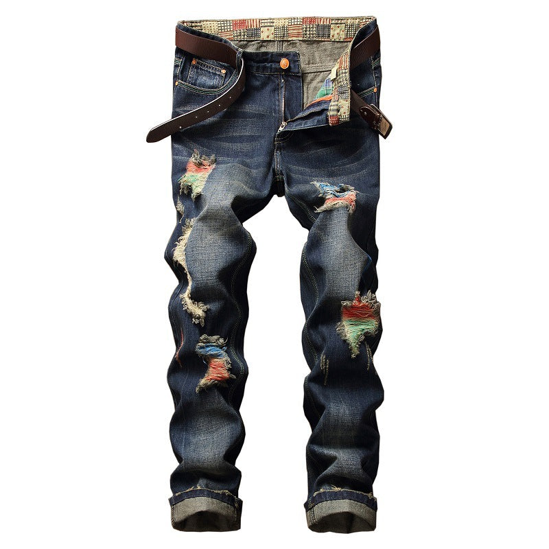 Urban Paint Distressed Straight Jeans