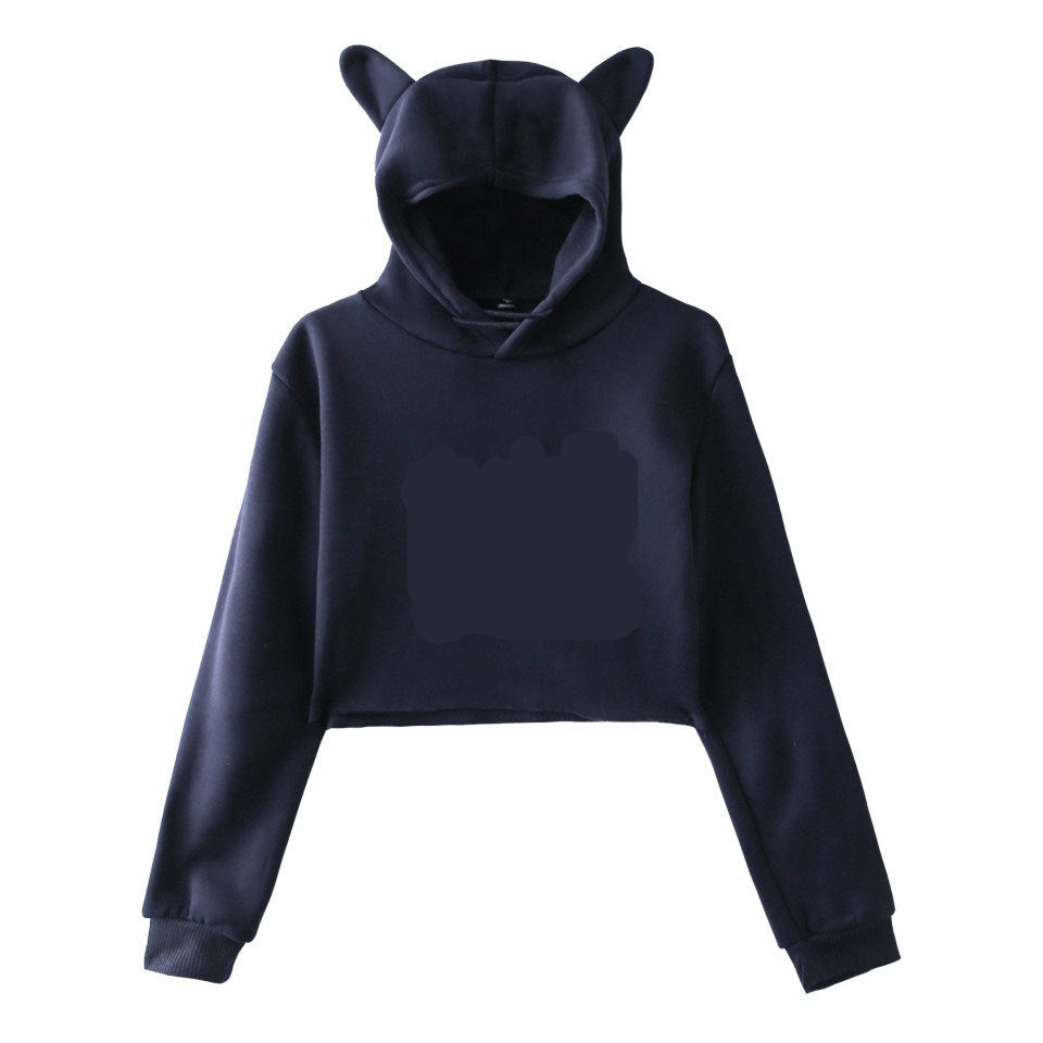 City Vibes Crop Hoodie