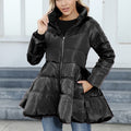 Winter Sculpted Big-Skirt Coat