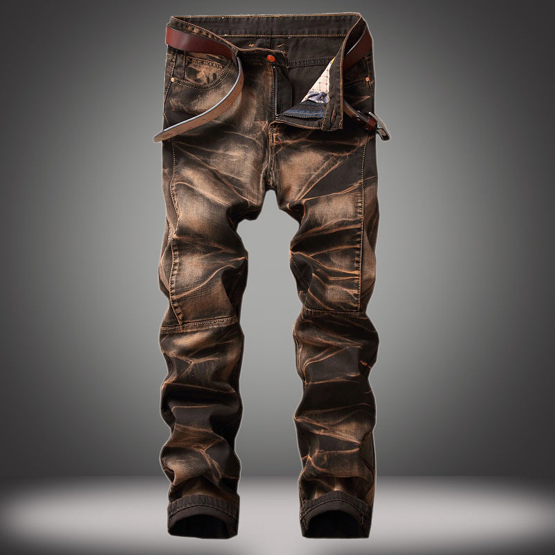 Retro Urban Ripped Jeans