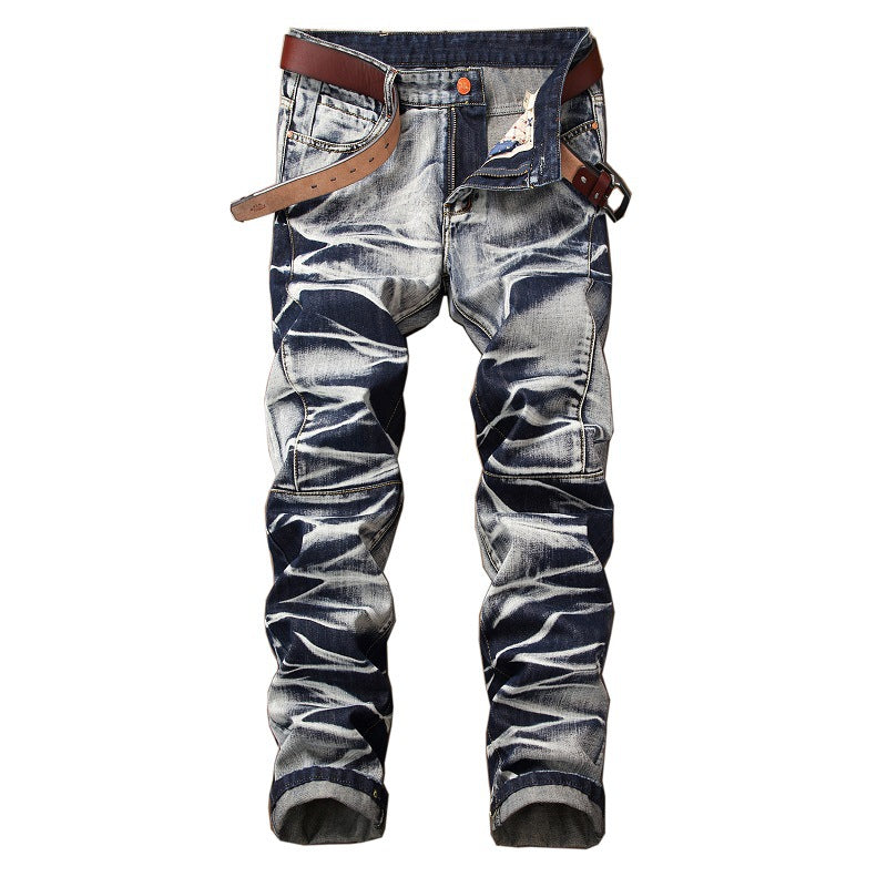 Retro Urban Ripped Jeans