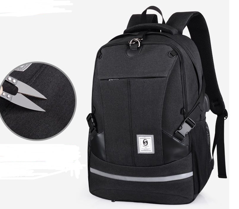 Multifunctional School Backpack with USB Charging Port