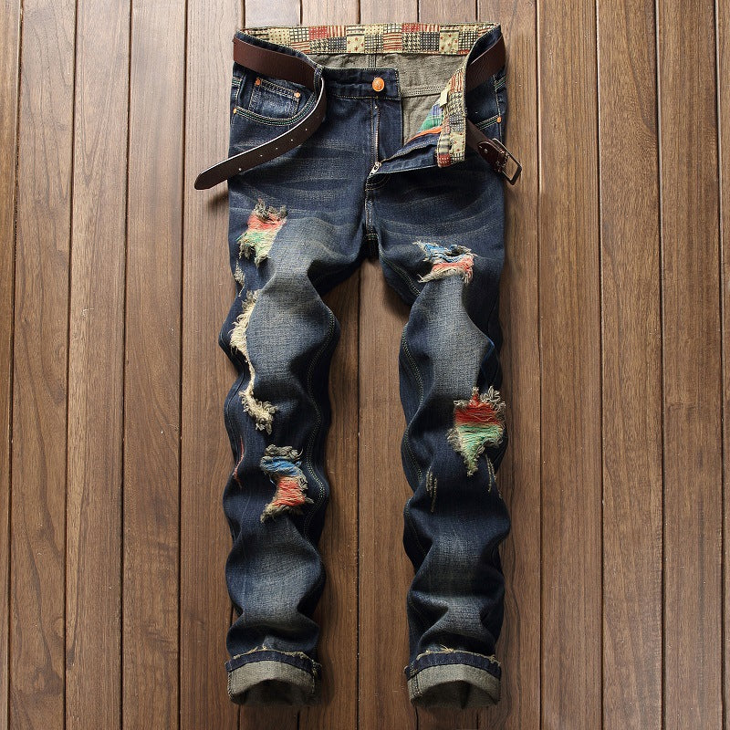 Urban Paint Distressed Straight Jeans