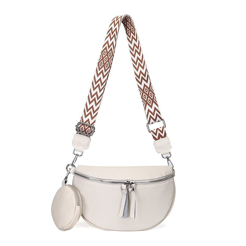 Genuine Leather Crossbody Belt Bag