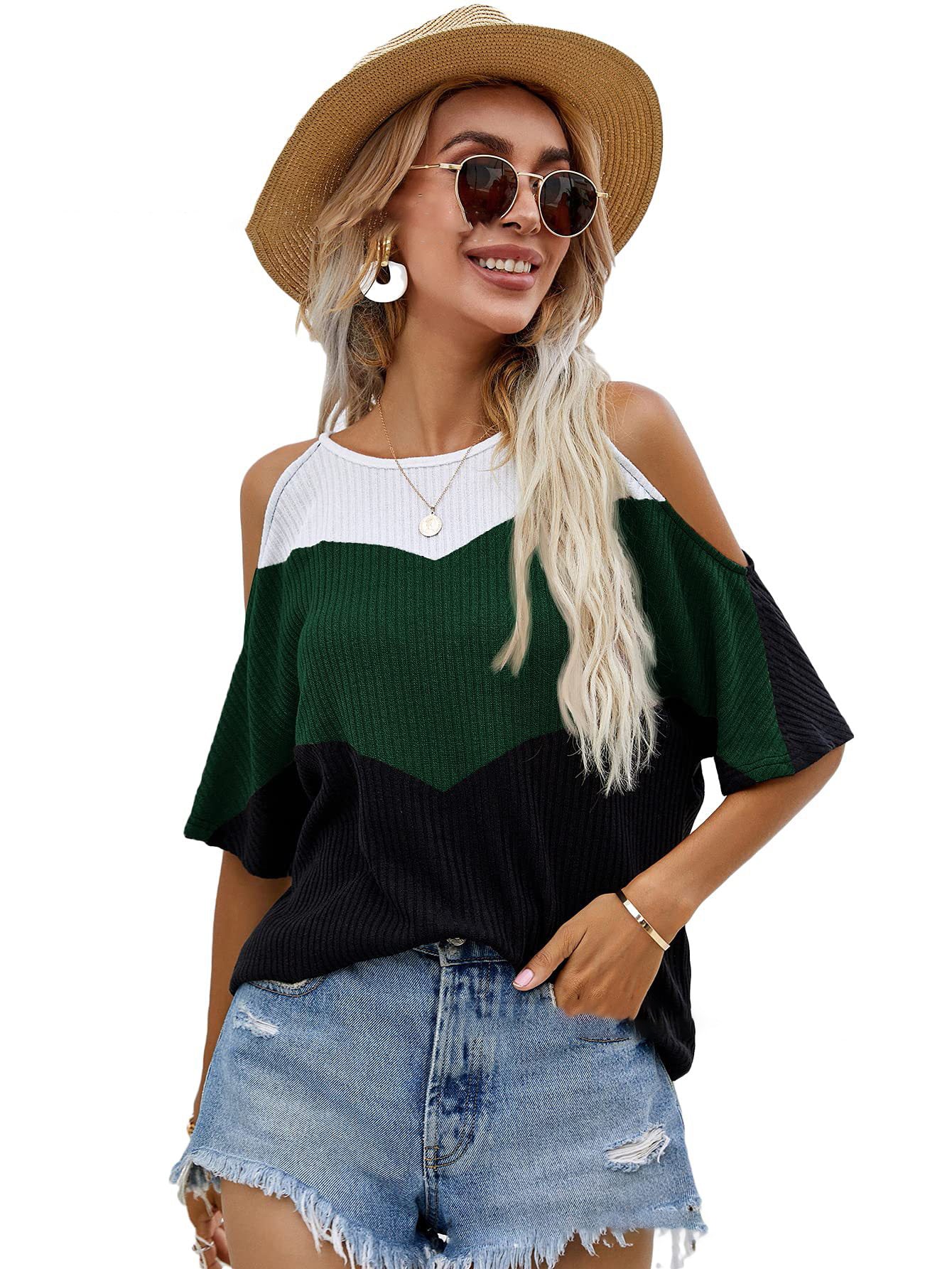 Multicolor Panel T-Shirt