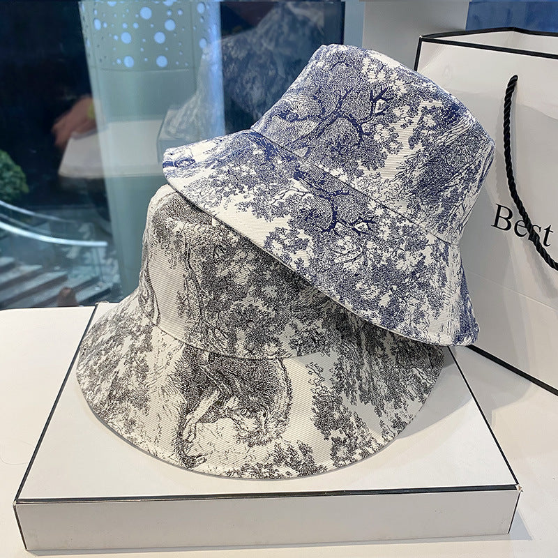 Women's Summer Minority Fashion Printed Bucket Hat