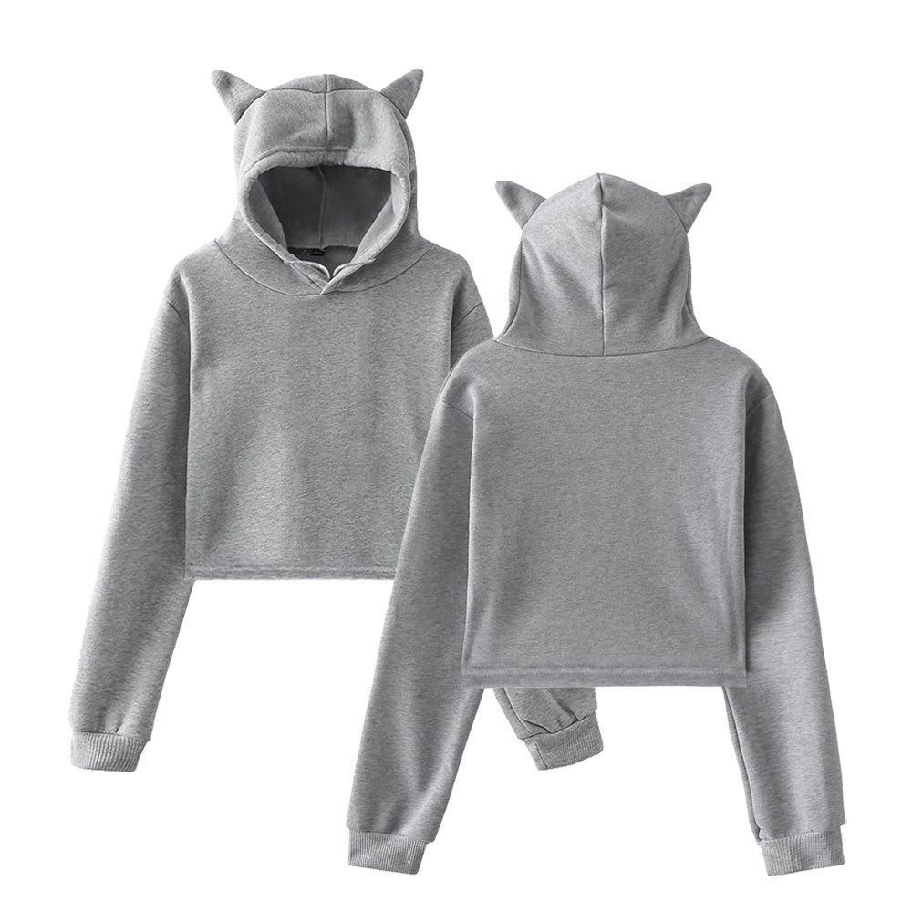City Vibes Crop Hoodie