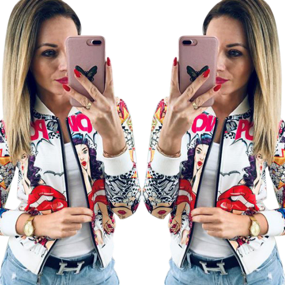 Graphic Varsity Jacket