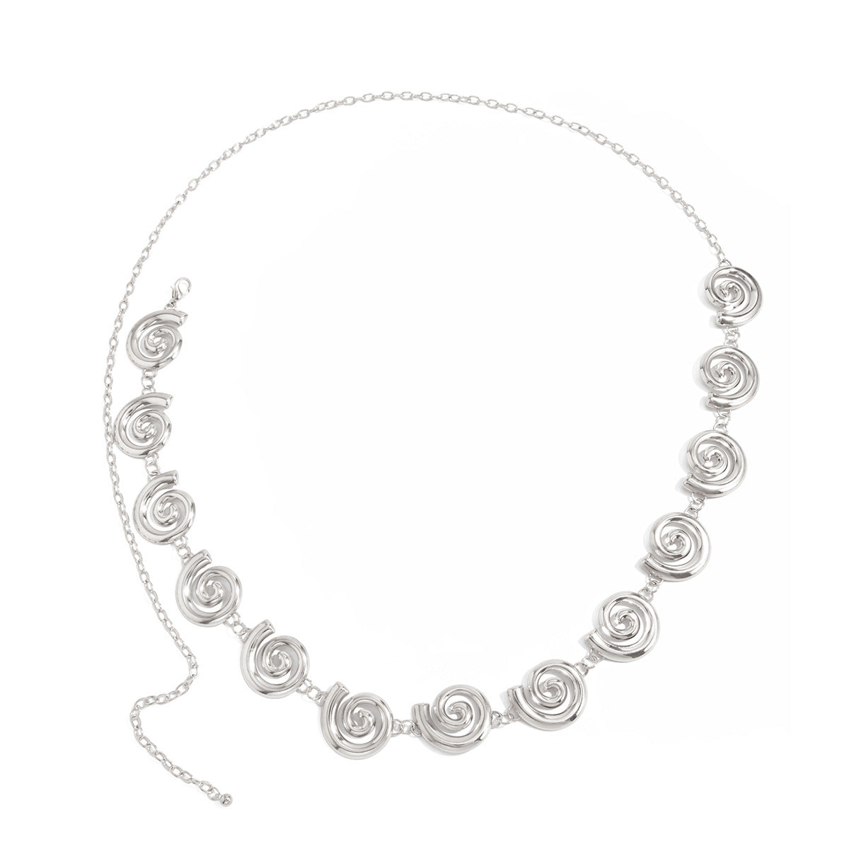 Irregular Spiral Circle Body Chain