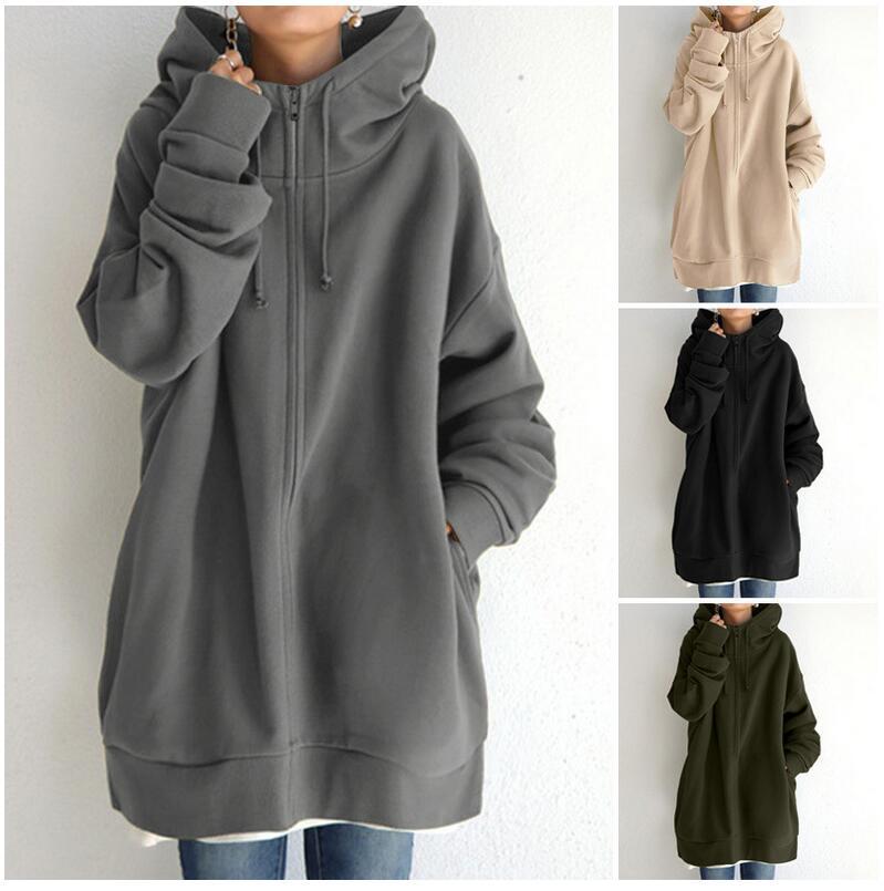 Fuzzy Zip-Up Hoodie