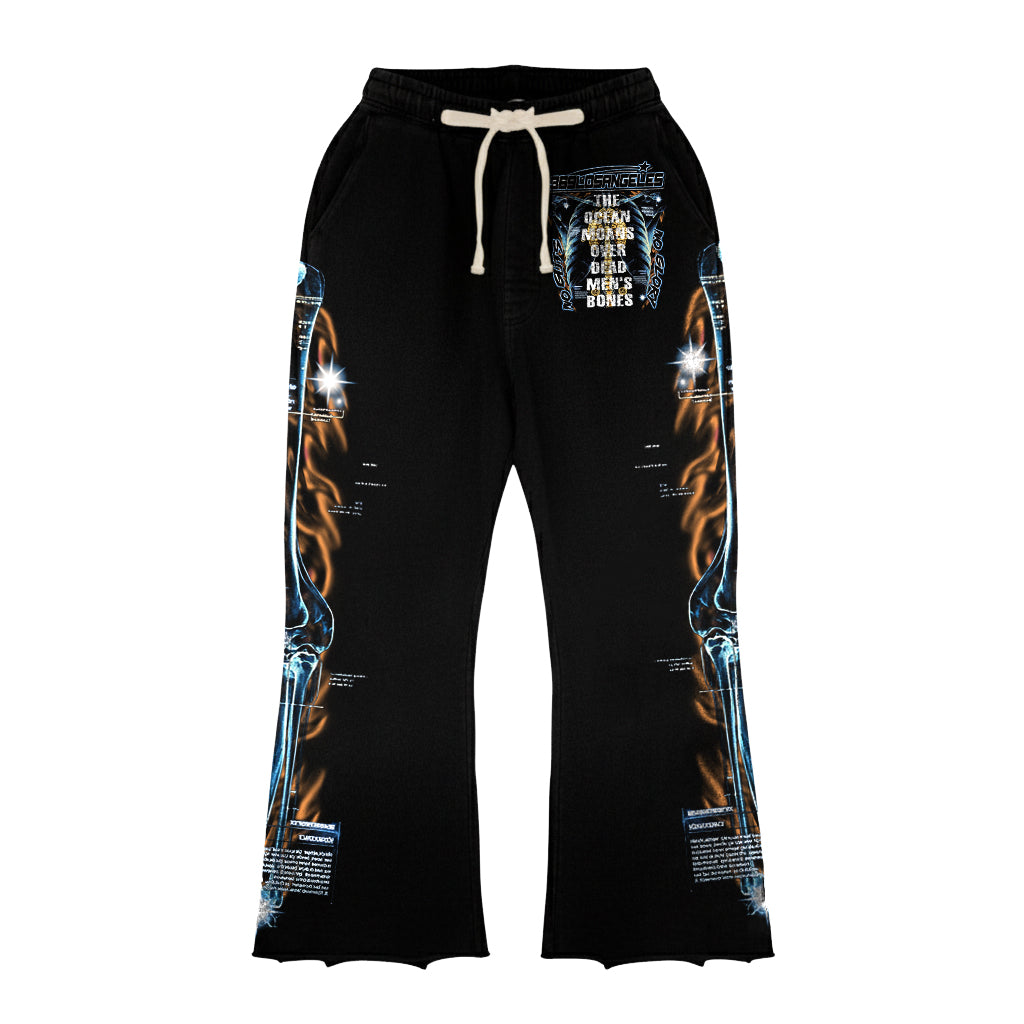 Ocean Wave Oversized Sweatpants