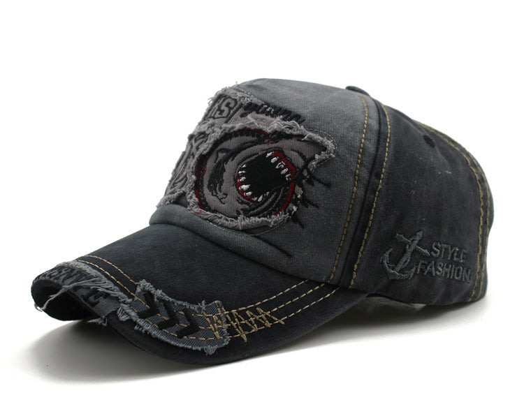 Shark Denim Cap
