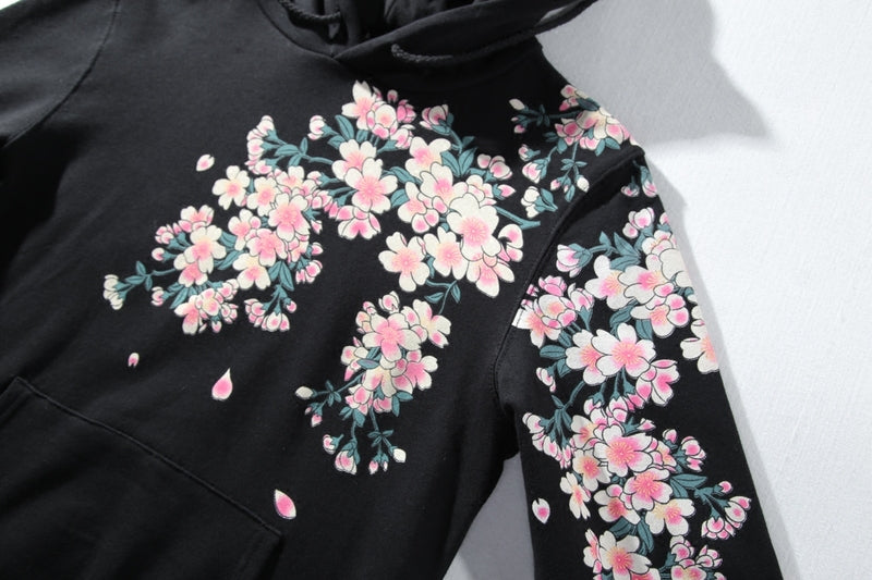 Embroidered Phoenix Hoodie Sweatshirt