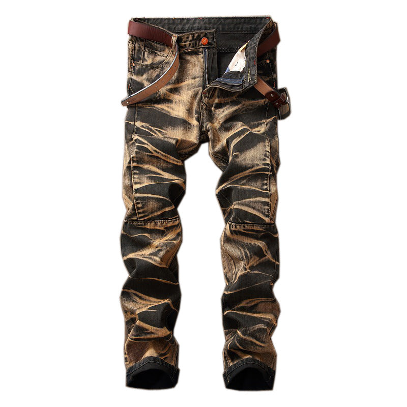 Retro Urban Ripped Jeans