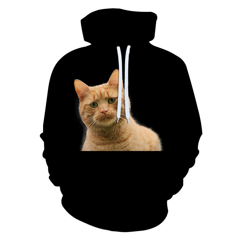 3D Cute Kitten Hoodie