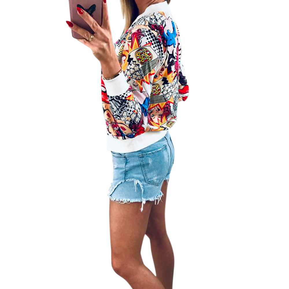 Graphic Varsity Jacket