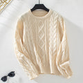Retro Loose Long-Sleeve Sweater Top
