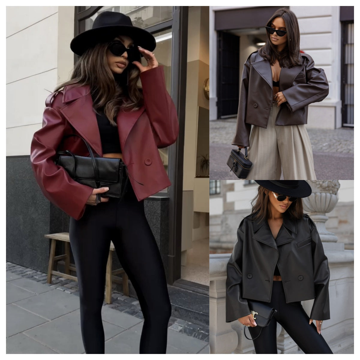 Retro PU Leather Jacket