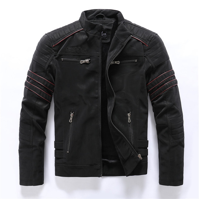 PU Leather Biker Jacket